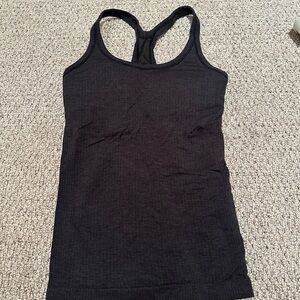 Lululemon black ebb to street tank